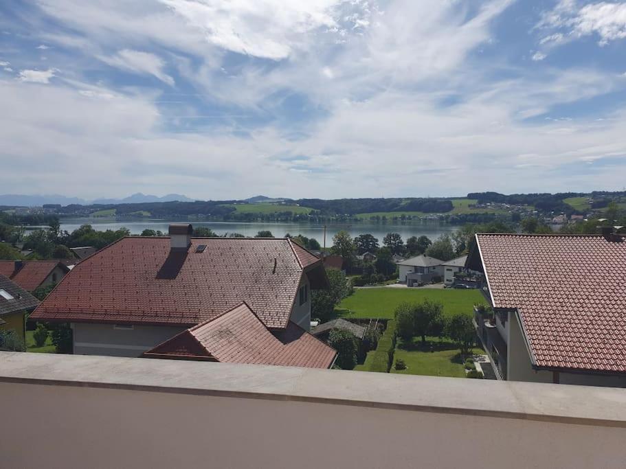 Moderne Ferienwohnung Bestlage In Mattsee Salzburg Salzburger Seenland Urlaub Am See Exterior foto