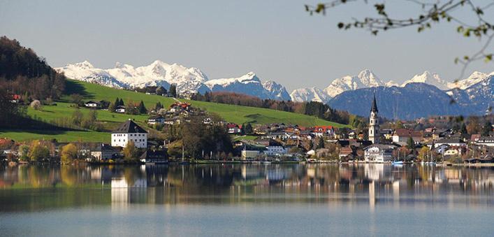 Moderne Ferienwohnung Bestlage In Mattsee Salzburg Salzburger Seenland Urlaub Am See Exterior foto